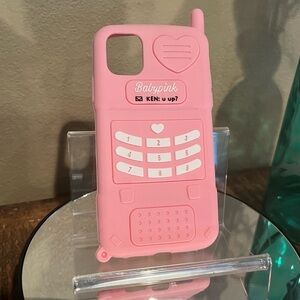 Barbie style, soft pink, iPhone 11 silicone phone case, new!